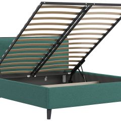 Кровать интерьерная Миа (1600) Купер 16/Кант Лайт 10 в Коротчаево - korotchaevo.mebel24.online | фото 4
