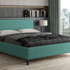 Кровать интерьерная Миа (1600) Купер 16/Кант Лайт 10 в Коротчаево - korotchaevo.mebel24.online | фото 5