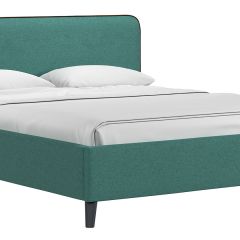 Кровать интерьерная Миа (1600) Купер 03/Кант Лайт 10 в Коротчаево - korotchaevo.mebel24.online | фото 3