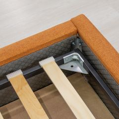 Кровать интерьерная Миа (1600) Купер 03/Кант Лайт 10 в Коротчаево - korotchaevo.mebel24.online | фото 9