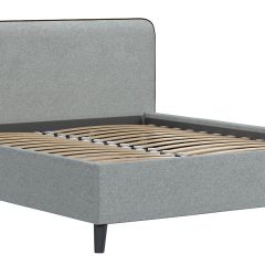 Кровать интерьерная Миа (1600) Купер 18/Кант Лайт 10 в Коротчаево - korotchaevo.mebel24.online | фото 3