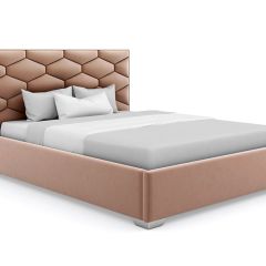 Кровать Коралл интерьерная +основание (80х200) в Коротчаево - korotchaevo.mebel24.online | фото