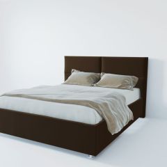 Кровать Корсика с ПМ 1400 (экокожа коричневая) в Коротчаево - korotchaevo.mebel24.online | фото 2