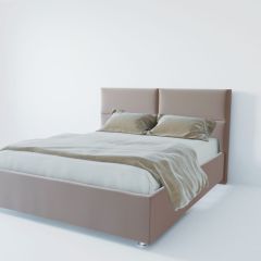 Кровать Корсика с ПМ 1600 (велюр серый) в Коротчаево - korotchaevo.mebel24.online | фото 2