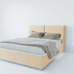 Кровать Корсика с ПМ 800 (экокожа бежевая) в Коротчаево - korotchaevo.mebel24.online | фото 2
