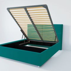 Кровать Корсика с ПМ 800 (велюр бирюзовый) в Коротчаево - korotchaevo.mebel24.online | фото
