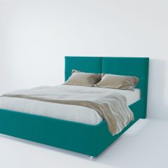Кровать Корсика с ПМ 800 (велюр бирюзовый) в Коротчаево - korotchaevo.mebel24.online | фото 2