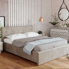 Кровать Изабелла с латами Newtone light beige 1600x2000 в Коротчаево - korotchaevo.mebel24.online | фото 3