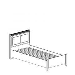 Кровать одинарная №249 Белла в Коротчаево - korotchaevo.mebel24.online | фото 2