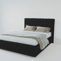 Кровать Версаль 1600 без основания (экокожа кольт ч) в Коротчаево - korotchaevo.mebel24.online | фото