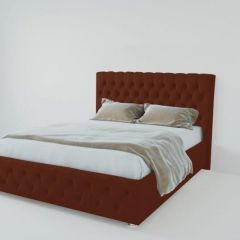 Кровать Версаль 1400 без основания (велюр бордо) в Коротчаево - korotchaevo.mebel24.online | фото