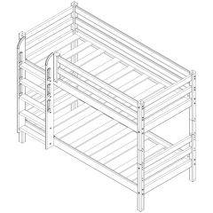 Кровать Сонечка 2-х ярусная (модульная) в Коротчаево - korotchaevo.mebel24.online | фото 6