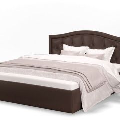 Кровать Стелла 1400*2000 + ПМ (Лесмо brown) коричневый в Коротчаево - korotchaevo.mebel24.online | фото