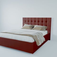 Кровать Венеция с ПМ 800 (велюр бордо) в Коротчаево - korotchaevo.mebel24.online | фото 2