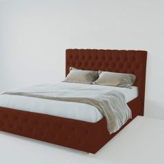 Кровать Версаль с ПМ 1200 (велюр бордо) в Коротчаево - korotchaevo.mebel24.online | фото