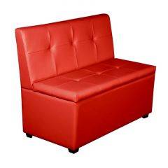 Кухонный диван Уют-1 (1000) Красный в Коротчаево - korotchaevo.mebel24.online | фото