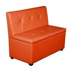 Кухонный диван Уют-1 (1000) Оранжевый в Коротчаево - korotchaevo.mebel24.online | фото 1