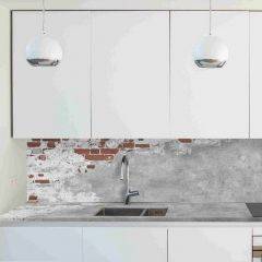Кухонный фартук со столешницей (А-01) в едином стиле (3050 мм) в Коротчаево - korotchaevo.mebel24.online | фото