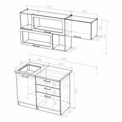 Кухонный гарнитур Алина экстра (1700) в Коротчаево - korotchaevo.mebel24.online | фото 3