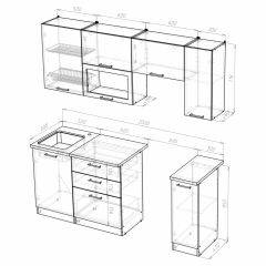 Кухонный гарнитур Инна ультра 2000 в Коротчаево - korotchaevo.mebel24.online | фото 4