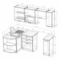 Кухонный гарнитур Лира прайм 1300*2100 в Коротчаево - korotchaevo.mebel24.online | фото 3