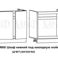 ЛИЗА-2 Кухонный гарнитур 1,6 Белый глянец холодный в Коротчаево - korotchaevo.mebel24.online | фото 6