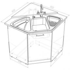 Кухонный гарнитур Надежда оптима 5 2700х1600 мм в Коротчаево - korotchaevo.mebel24.online | фото 18