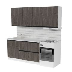 Кухонный гарнитур Ноктюрн макси 1800 мм в Коротчаево - korotchaevo.mebel24.online | фото 4