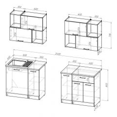 Кухонный гарнитур Ольга макси 5 1800 мм в Коротчаево - korotchaevo.mebel24.online | фото 2