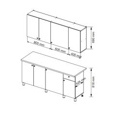 Кухонный гарнитур POINT 180 в Коротчаево - korotchaevo.mebel24.online | фото 11