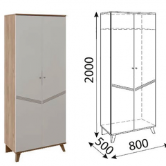 Лимба (гостиная) М01 Шкаф (2 двери) в Коротчаево - korotchaevo.mebel24.online | фото