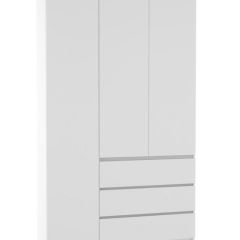 МОРИ МШ 1200.1 Шкаф (белый) в Коротчаево - korotchaevo.mebel24.online | фото 2