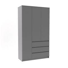 МОРИ МШ 1200.1 Шкаф (графит) в Коротчаево - korotchaevo.mebel24.online | фото 2