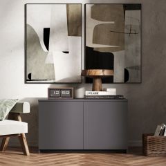 МОРИ МА 900.1 Антресоль/Тумба (графит) в Коротчаево - korotchaevo.mebel24.online | фото