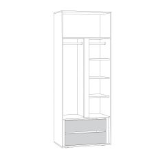 Муссон спальня (модульная) в Коротчаево - korotchaevo.mebel24.online | фото 10