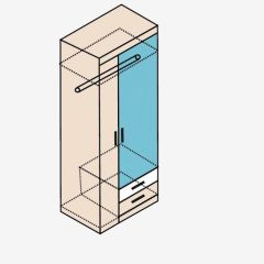 НИКА Н10з Шкаф для одежды в Коротчаево - korotchaevo.mebel24.online | фото 4