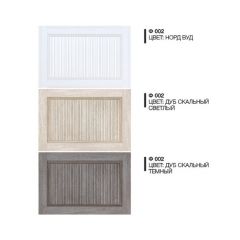 Обувница Комфорт Ф 002 Фасад 3D Гармонь ребро (3 секции) в Коротчаево - korotchaevo.mebel24.online | фото 4