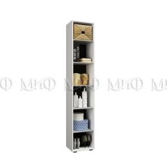НЭНСИ NEW Пенал 500 (Белый глянец холодный/Белый) в Коротчаево - korotchaevo.mebel24.online | фото 2