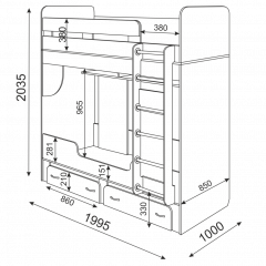 Подростковая ОСТИН (модульная) в Коротчаево - korotchaevo.mebel24.online | фото 66