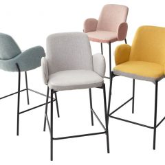 Полубарный стул NYX (H=65cm) VF113 светлая мята / VF115 серо-зеленый М-City в Коротчаево - korotchaevo.mebel24.online | фото 2