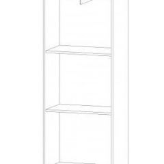 ИНФИНИТИ Прихожая Шкаф-пенал (ясень шимо комб.) в Коротчаево - korotchaevo.mebel24.online | фото 2