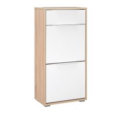 Прихожая Куба (модульная) Дуб Сонома/Белый премиум в Коротчаево - korotchaevo.mebel24.online | фото 6