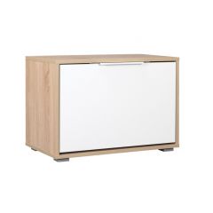 Прихожая Куба (модульная) Дуб Сонома/Белый премиум в Коротчаево - korotchaevo.mebel24.online | фото 11