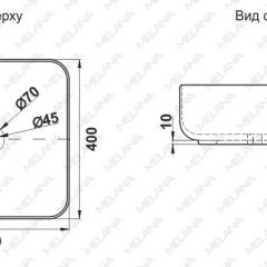 Раковина MELANA MLN-78110 в Коротчаево - korotchaevo.mebel24.online | фото 2