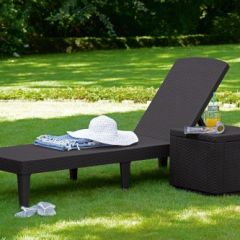 Шезлонг Джайпур (Jaipur Sun lounger) виски-коричневый в Коротчаево - korotchaevo.mebel24.online | фото 2