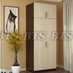 Шкаф 2-х створчатый с перегородкой (венге/лоредо) в Коротчаево - korotchaevo.mebel24.online | фото