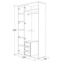 Шкаф 3-х дверный Ольга-14 в Коротчаево - korotchaevo.mebel24.online | фото 2