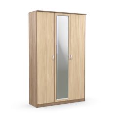 Шкаф 3-х створчатый Дуэт Люкс с зеркалом в Коротчаево - korotchaevo.mebel24.online | фото 5