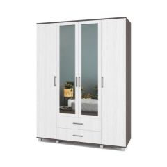 ЕВА Шкаф 4-х дверный Е43 в Коротчаево - korotchaevo.mebel24.online | фото