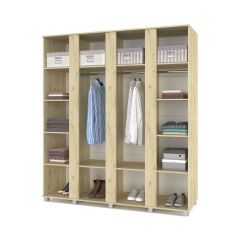 ПАНДОРА Шкаф 4-х дверный П43 в Коротчаево - korotchaevo.mebel24.online | фото 6